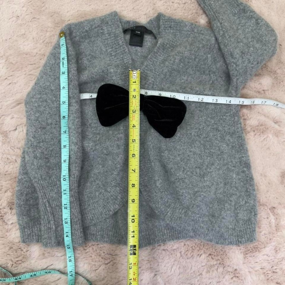 Marc Jacobs Angora Bow Cardigan, angora & Lambswool blend, - Picture 8 of 8